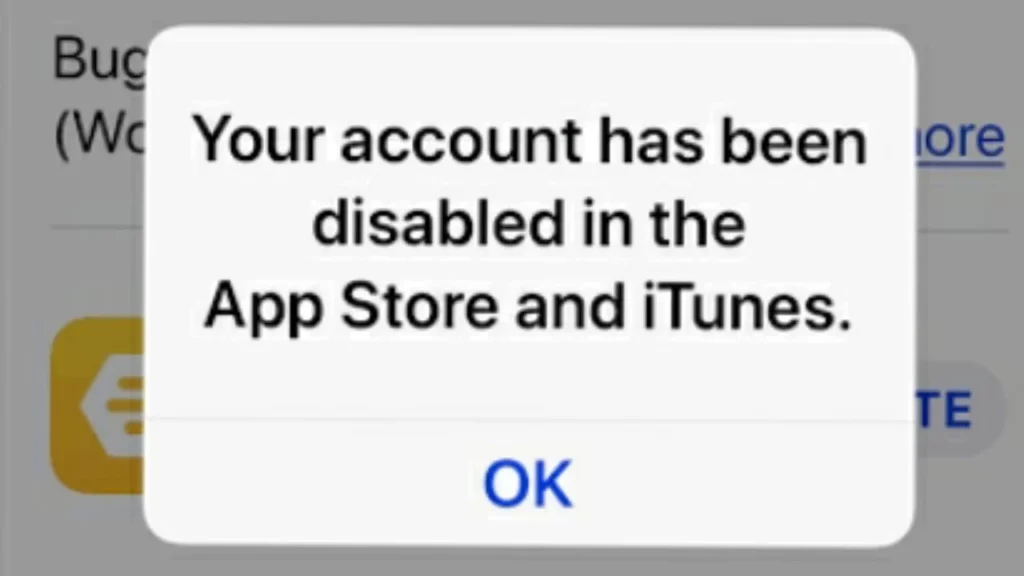Apple Appstore ; Fixes for "Your Account has been Disabled in the Appstore and iTunes" Error