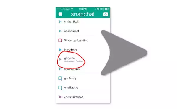 What Does Grey Arrow Check Mean on Snapchat