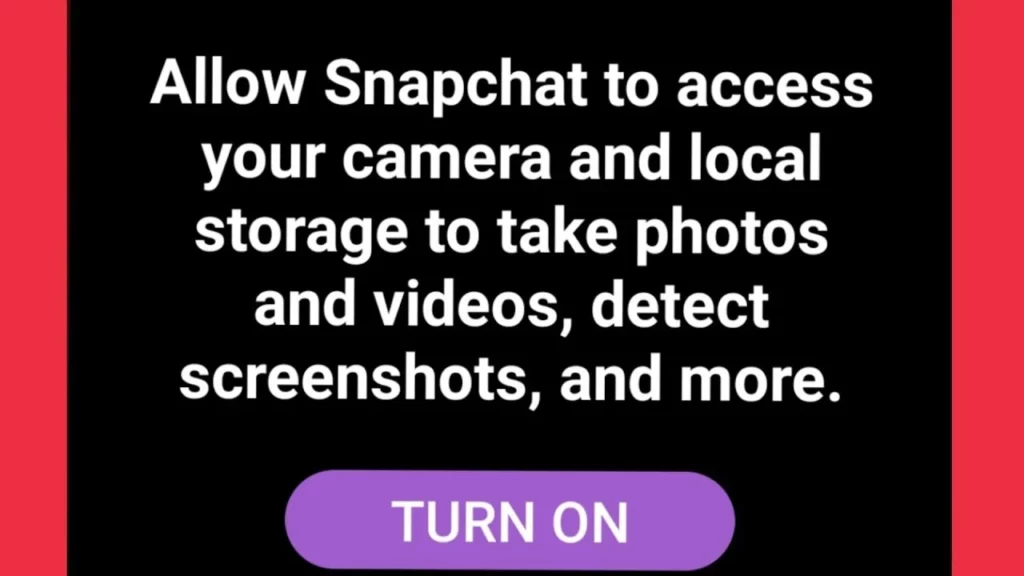 To Fix Why Does my Snapchat Keep Crashing, Check Permission