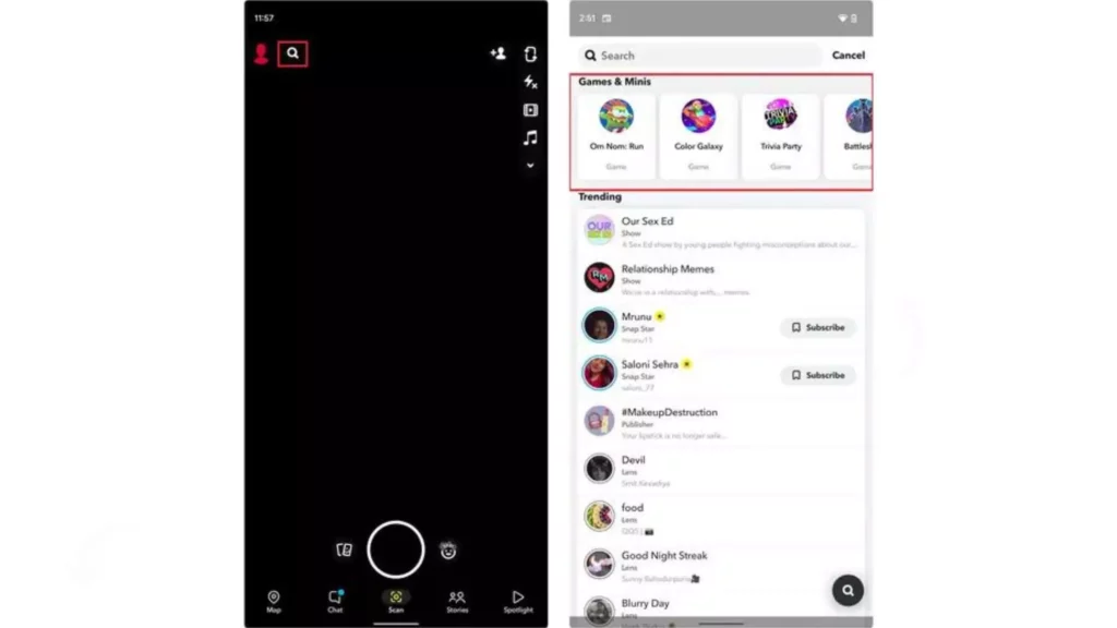Steps: How to Play Games on Snapchat by Yourself?