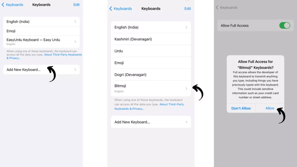 How to Add Bitmoji to Keyboard on iPhone?
