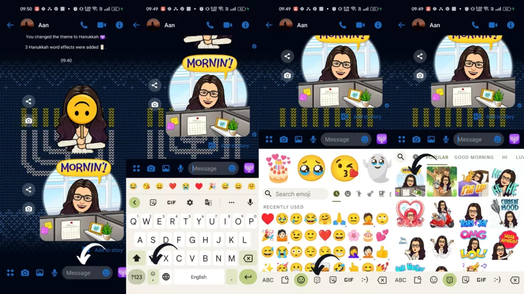 How to Use Bitmoji on Facebook on Messenger (Android)?