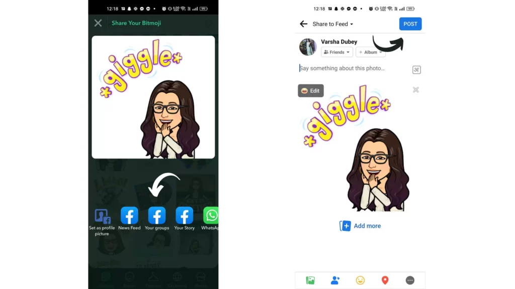 Steps: How to Use Bitmoji on Facebook Groups Using Android?