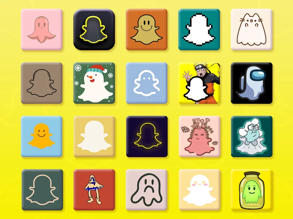 Snapchat icons