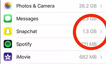 To Fix Snapchat Stories Not Loading, Check Your Device Storage