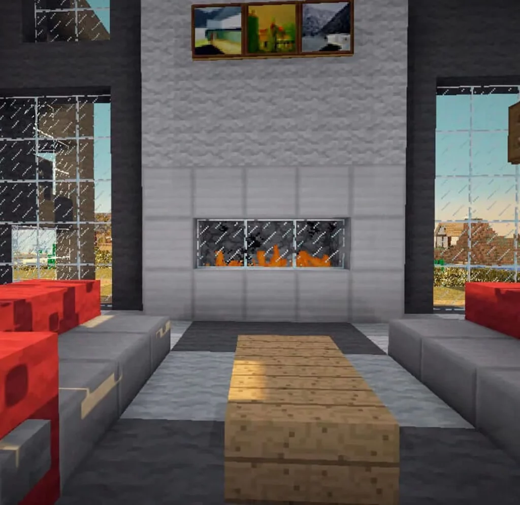 Fireplace In Minecraft