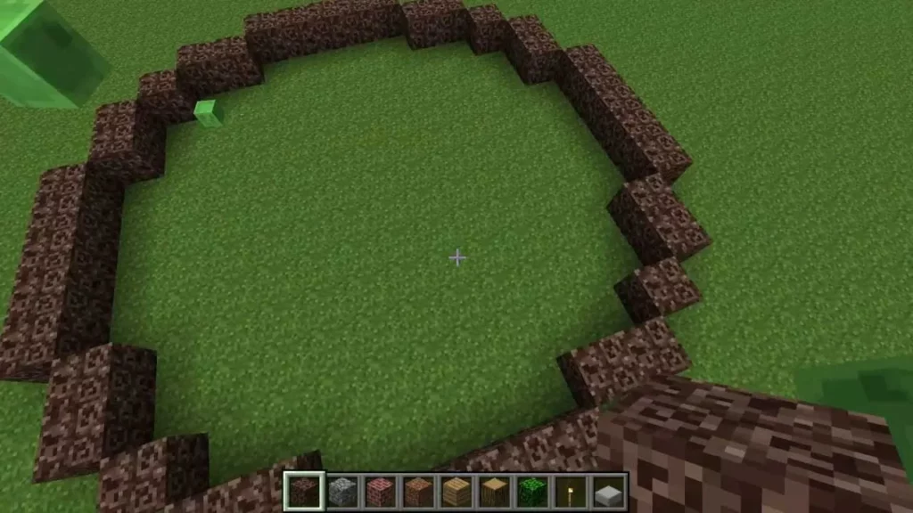 how to make circles and spheres in Minecraft
