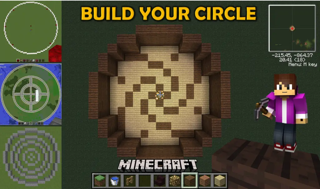 Minecraft Circle Chart
