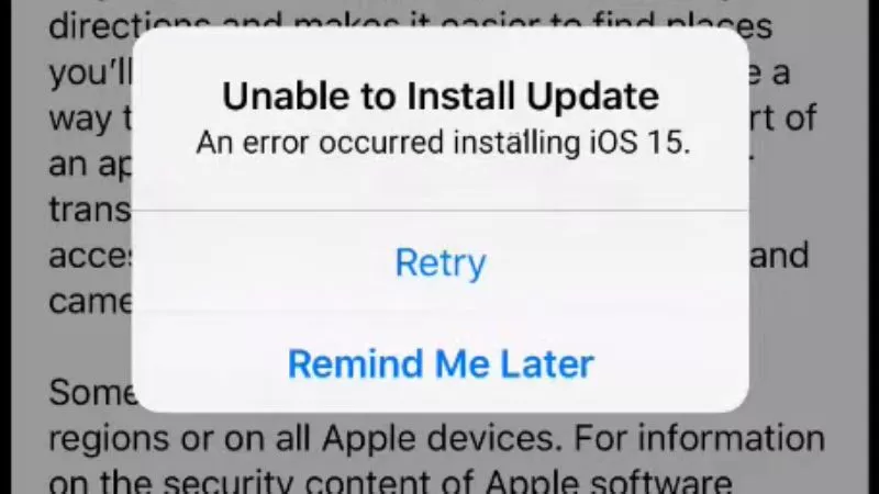 iOS 15 ; Unable to Install iOS 15? 12 Easy Ways to Fix iOS 15 Errors in 2023