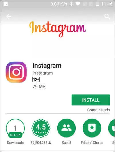 To Fix Instagram Stories Blurry, Uninstall and Reinstall Instagram