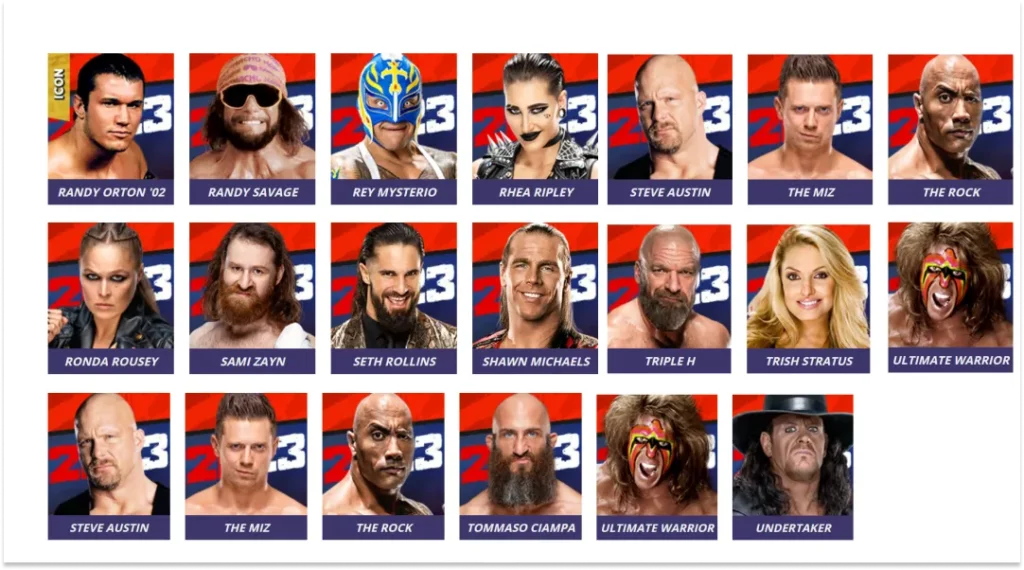 WWE 2K23 Roster List | All 56 Superstars, Legends & Celebrities!