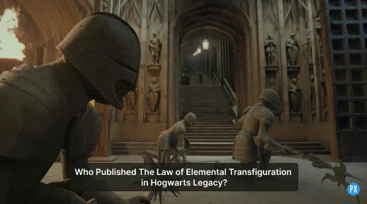 Who Published The Law of Elemental Transfiguration in Hogwarts Legacy