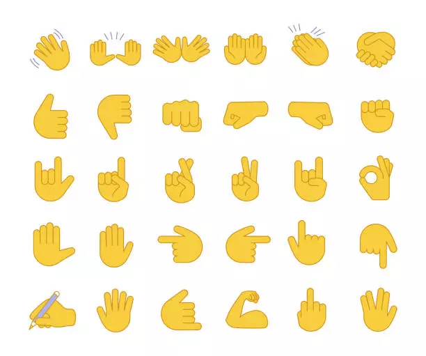 IOS New hand gesture emojis