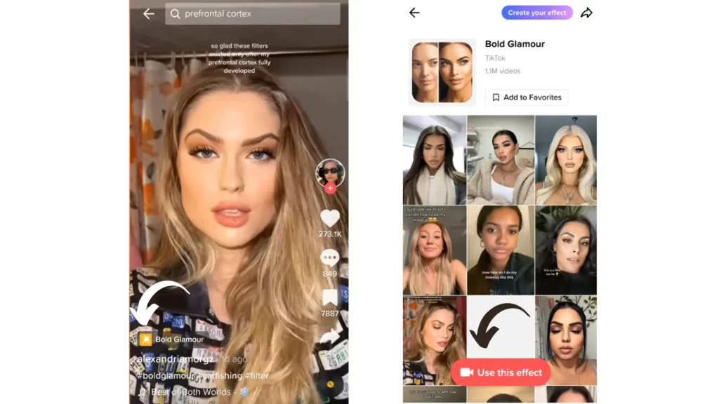 How to Get the Bold Glamour Filter on TikTok?
