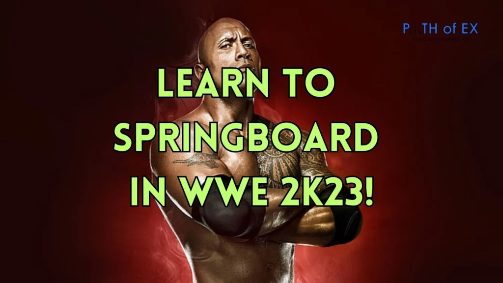 How to Springboard in WWE 2K23