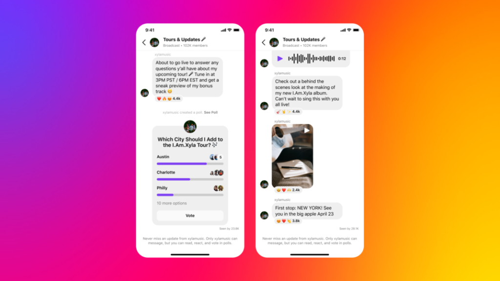 How to Turn off Broadcast Channel Messages on Instagram?