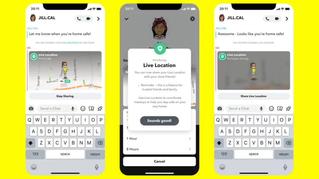 How to Share Live Location on Snapchat