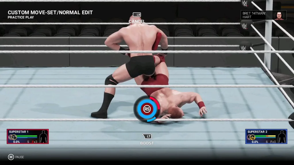 Submissions In WWE 2k23 