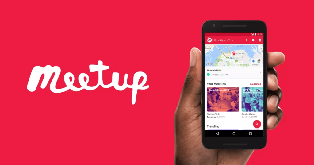Meetup app on mobile; Apps like whisper