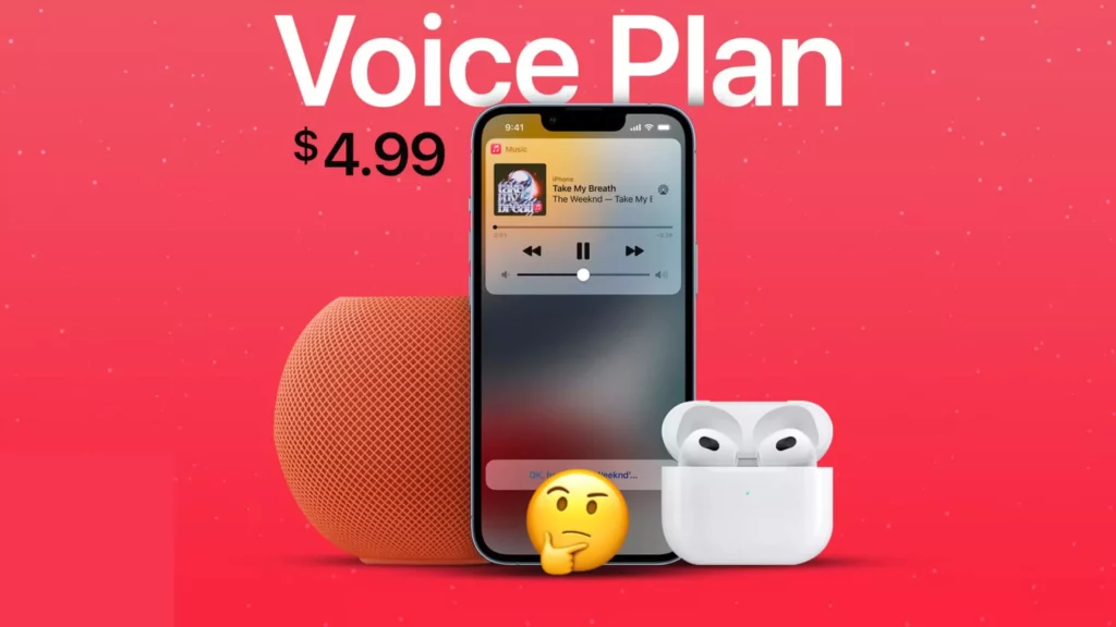 What is the Voice Plan on Apple Music?