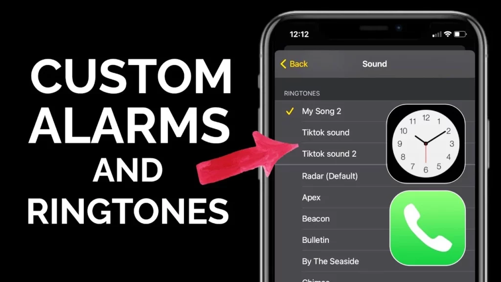 Custom alarms and ringtones; how to make a custom alarm on iPhone.