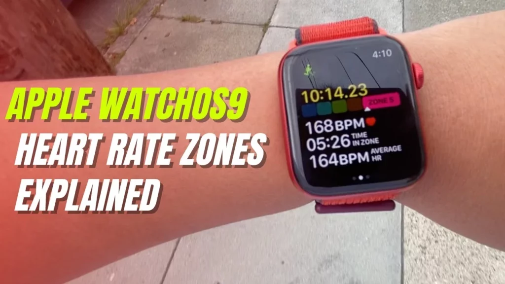 Apple WatchOS heart rate zones explained; how to use heart rate zones during Apple watch workouts.