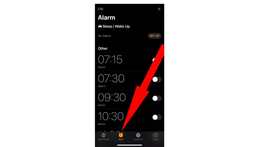Alarm option on iphone clock app; how to make custom alarm on iphone