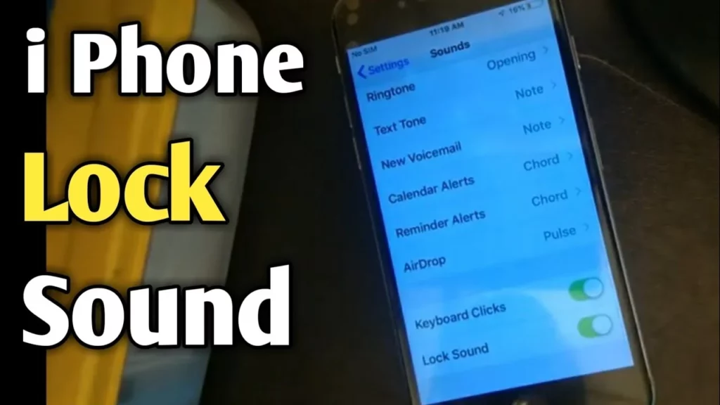 iPhone lock sound; what does lock sound mean on iPhone