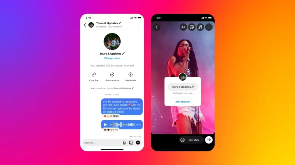 Turn off Broadcast Channel Messages on Instagram By Leaving the Channel
