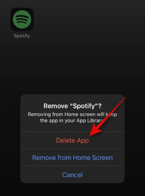 Fix Spotify DJ Not Working by Reinstalling The App