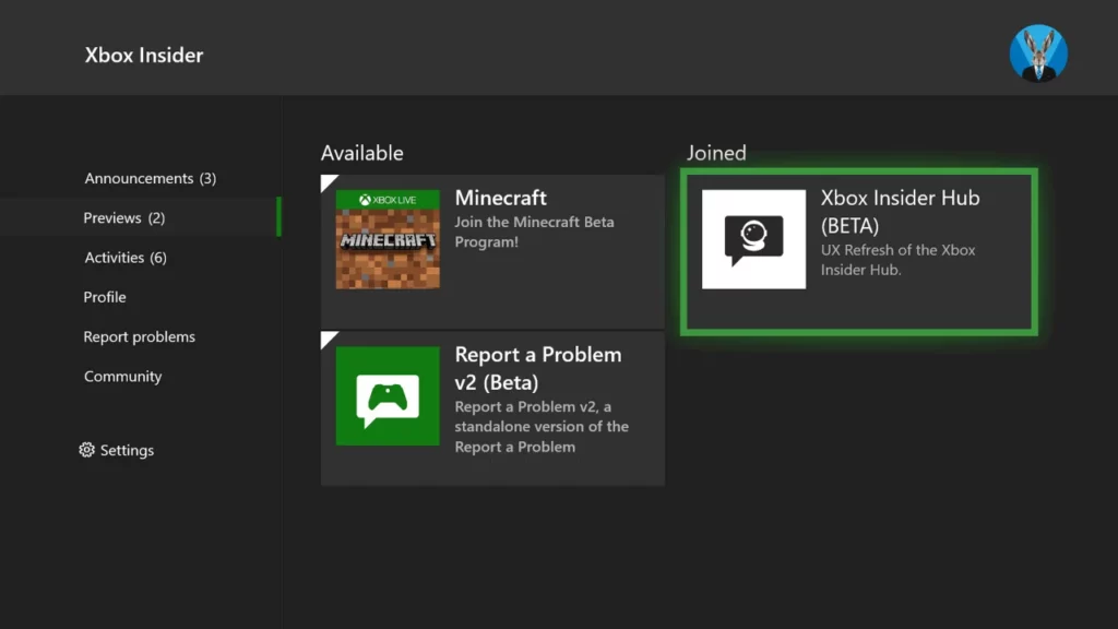 Xbox insider app; Microsoft store not working on Xbox