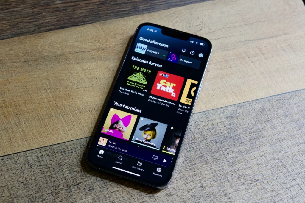 Spotify New Home Screen