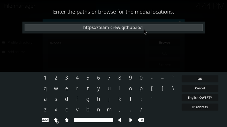 URL entering space on the crew on FIRESTICK; How to download the crew on Firestick