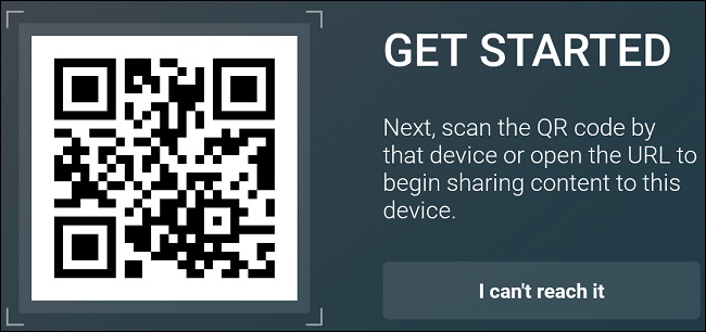 QR code generated; How to mirror iPhone to Firestick