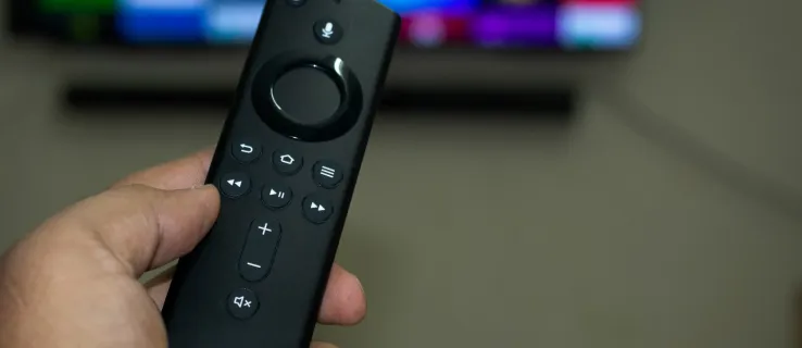 Firestick remote held by a person; How to reset Firestick remote