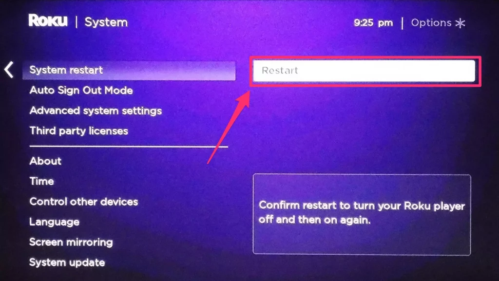 performing reset on Roku device; why does Netflix keep kicking me off on Roku