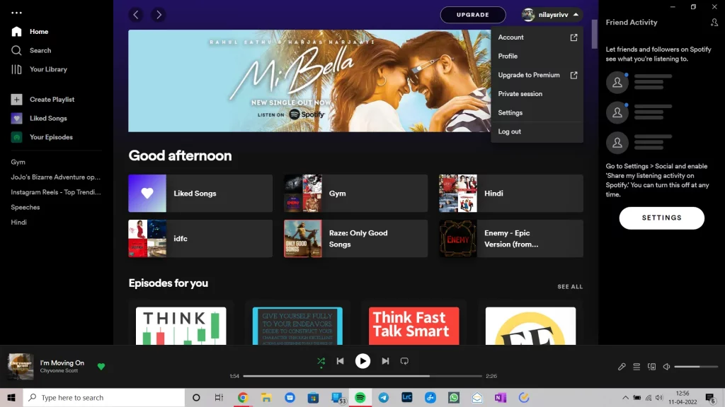 How to See Your Friends’ Activity on Spotify Using The Spotify Desktop App?