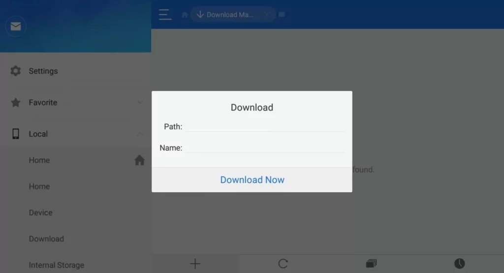 Download path for Sky Go on ES EXplorer on Firestick; How to install Sky Go on Firestick