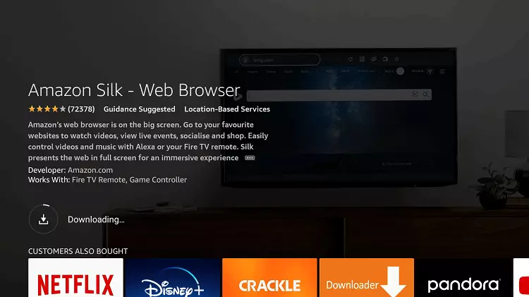 Downloading silk browser on Firestick; Watch Xfinity Stream Using Silk Browser