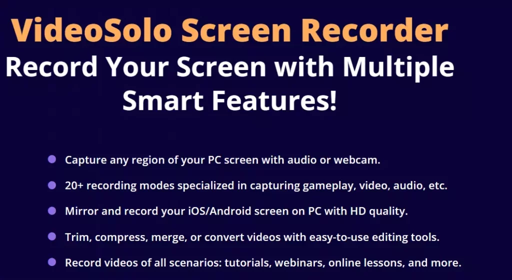 VideoSolo Screen Recorder Review: Easy-to-Use Screen Recording Software with Customizable Features