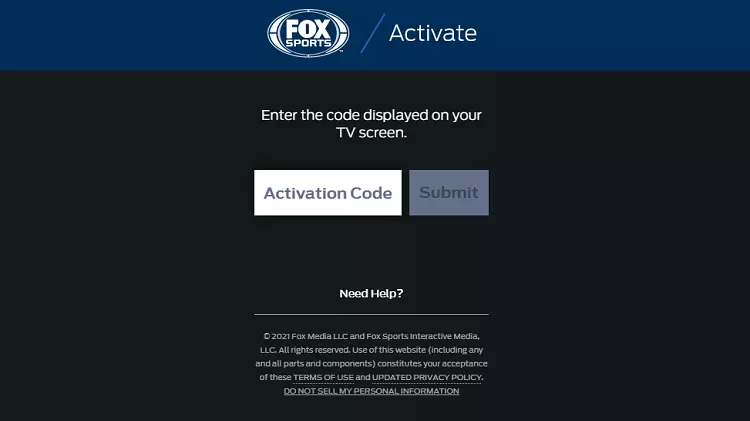 Activation submission code of Fox sports Go; how to install Fox Sports Go on Fire TV