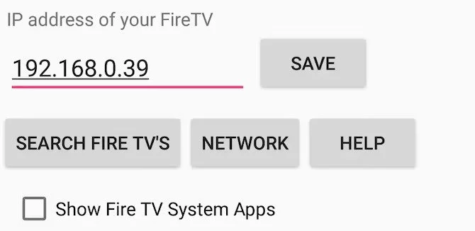 Inserting IP Address in apps2fire app; how to use a VPN on your Firestick TV