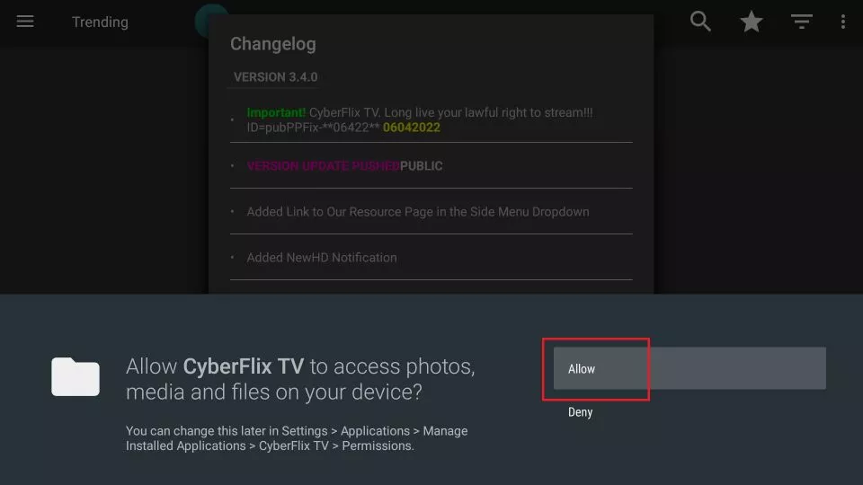Giving access to cyberflix on firestick;  how to install cyberflix on firestick 