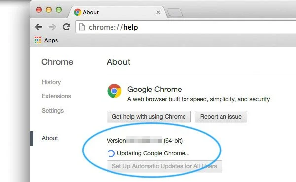 Updating chrome ; Netflix Error Code m7037-1103 Causes and Resolving  Ways in Seconds