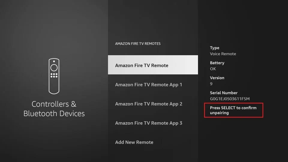 unpairing remote of Firestick; How to Pair Firestick Remote