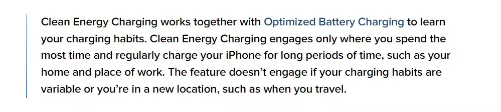 Know What Apple iPhone Clean Energy Charging Is, How it Works?