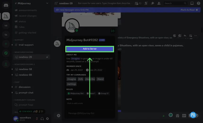 How to Add Midjourney Bot to Your Discord Server & Channel 