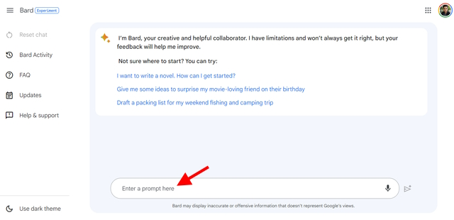 Brad homepage; How to Install Google Bard App