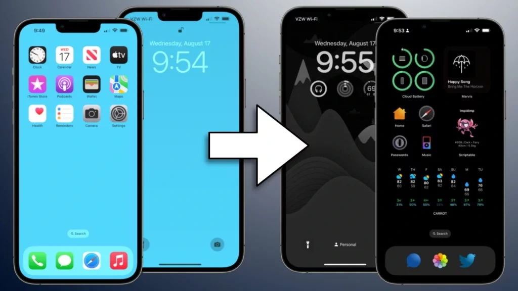 iPhone; How to Customize iPhone Home Screen Using Icons, Widgets & More?
