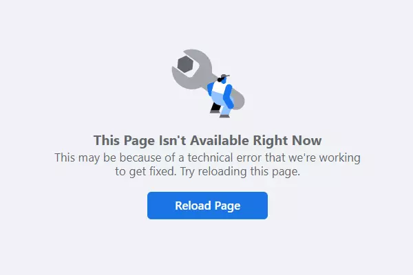 How to Fix "Page Isn't Available Right Now" on Facebook